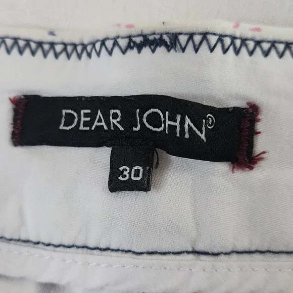 Dear John Floral Cuffed Shorts. Size 30 (10) - Picture 3 of 9